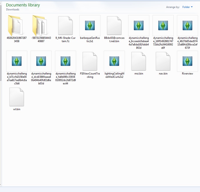 Sims 3 cc folder file